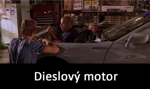 Dieslový motor